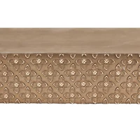 Natural Rustic Embossed Wood Floating Wall Shelf