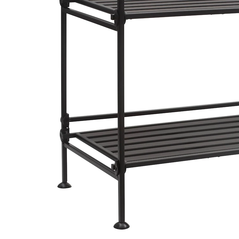Organize It All Espresso 3 Tier Shelf