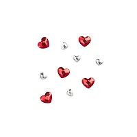 Crystal & Light Siam Heart Glue-On Austrian Crystal Mix by Bead Landing™, 10ct.