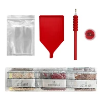 16" x 20" Santa Sleigh Diamond Art Kit by Make Market®