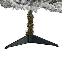 3ft. Pre-Lit Flocked Fraser Fir Artificial Christmas Tree with Warm White LED Lights