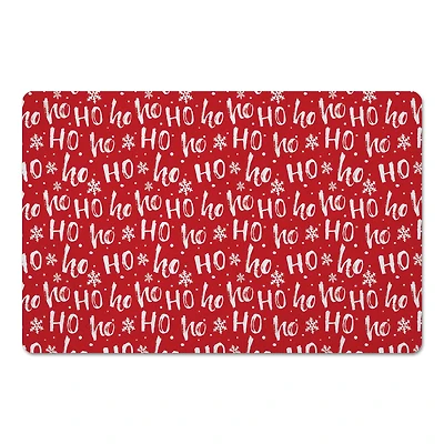 Ho Ho Ho Pattern Floor Mat