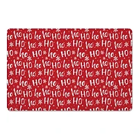 Ho Ho Ho Pattern Floor Mat