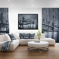 Designart - Panorama New York City at Night