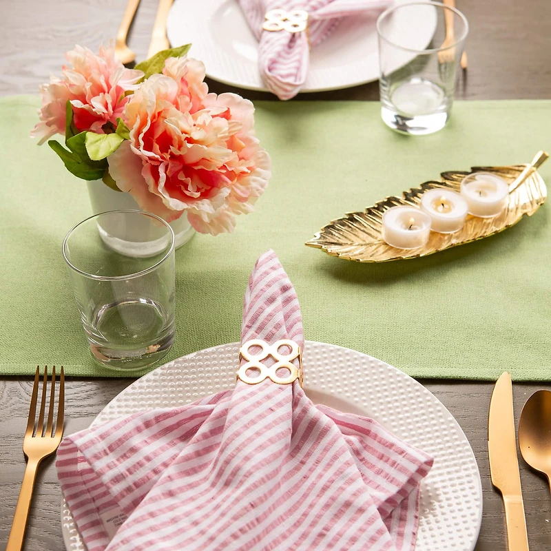 DII® Gold Square Die Cut Napkin Rings, 6ct.