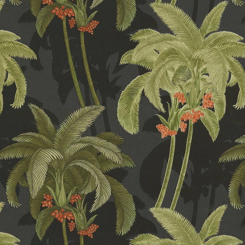 Tommy Bahama Ebony Shadow Palms Outdoor Fabric