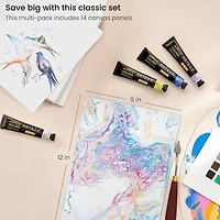 Arteza® 9" x 12" White Canvas Panels, 14ct.