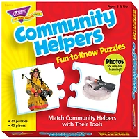 Trend Enterprises® Community Helpers Fun-to-Know Puzzles