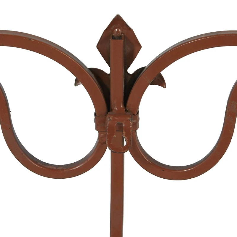 29" Brown Iron Rustic Wall Art