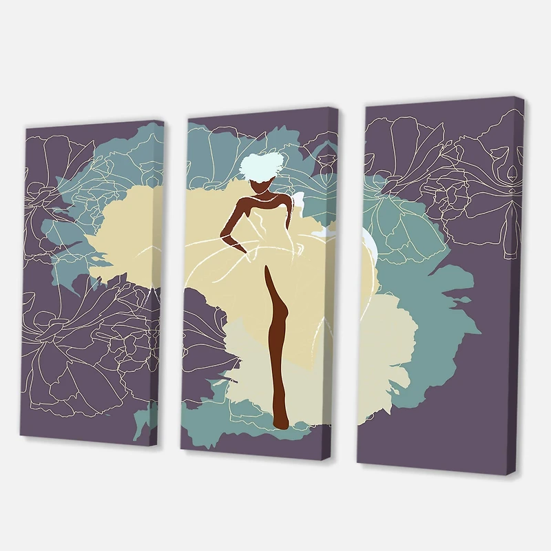 Designart - African American Woman In Gorgeous Wedding Dress