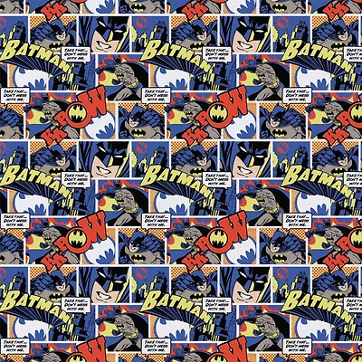 DC Comics Batman Color Precut Cotton Fabric