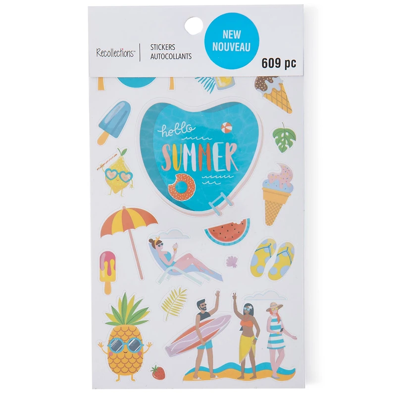 12 Pack: Hello Summer Stickers by Recollections™
