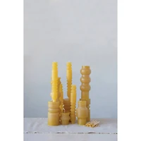 Hello Honey® 3" x 6" Honey Unscented Totem Pillar Candle