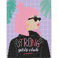 Camelot® Dots Strong Girls Club Diamond Painting Kit