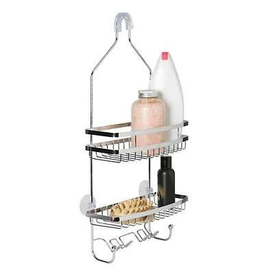 Bath Bliss Chrome Venice Shower Caddy