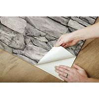 RoomMates Stone Peel & Stick Wallpaper