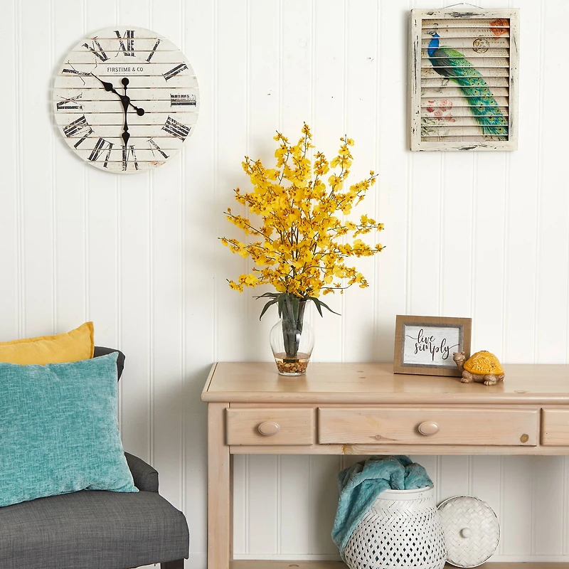 2.5ft. Yellow Dancing Lady Arrangement in Vase