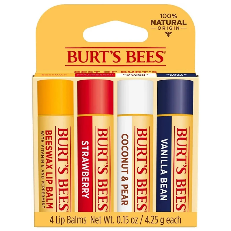 Burt's Bees® Best of Burt's Lip Balm, 4ct.
