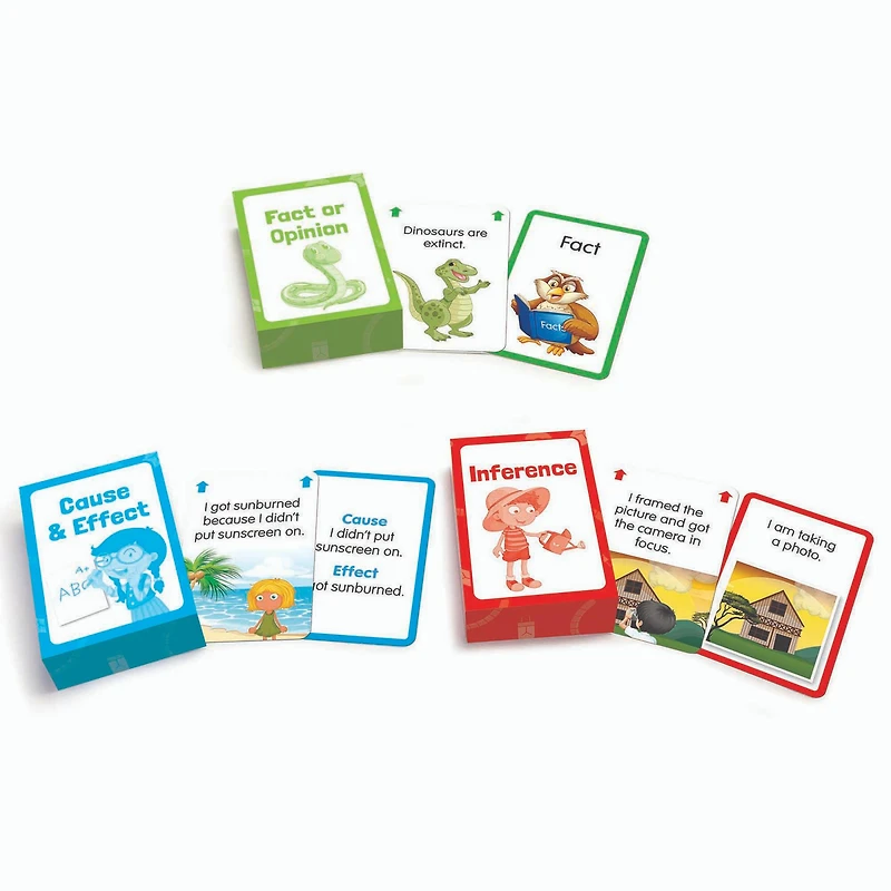 Junior Learning® Comprehension Flashcards Educational Game