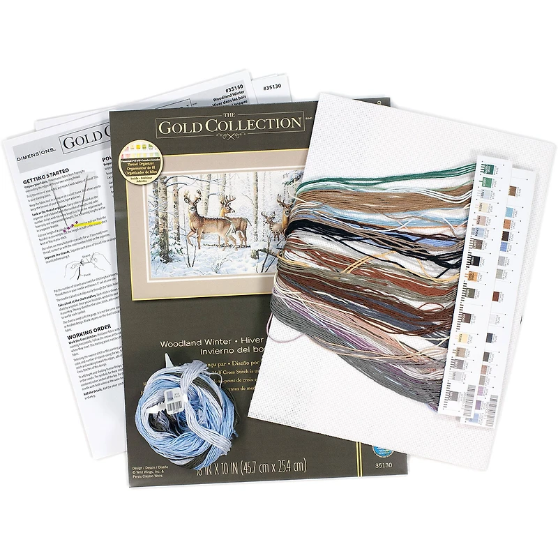 Dimensions® Woodland Winter Counted Cross Stitch Kit
