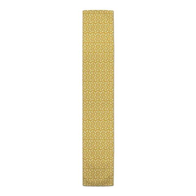 Gold Mid Mod Bohemian Outdoor Table Runner