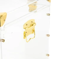 Clear & Gold Acrylic Trunk Set