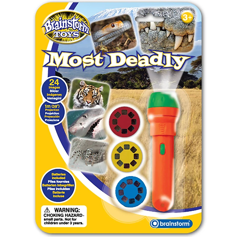 Brainstorm Toys Most Deadly Flashlight & Projector