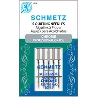 Euro-notions Schmetz Chrome Quilt Machine Needles, 90/14, 5ct.