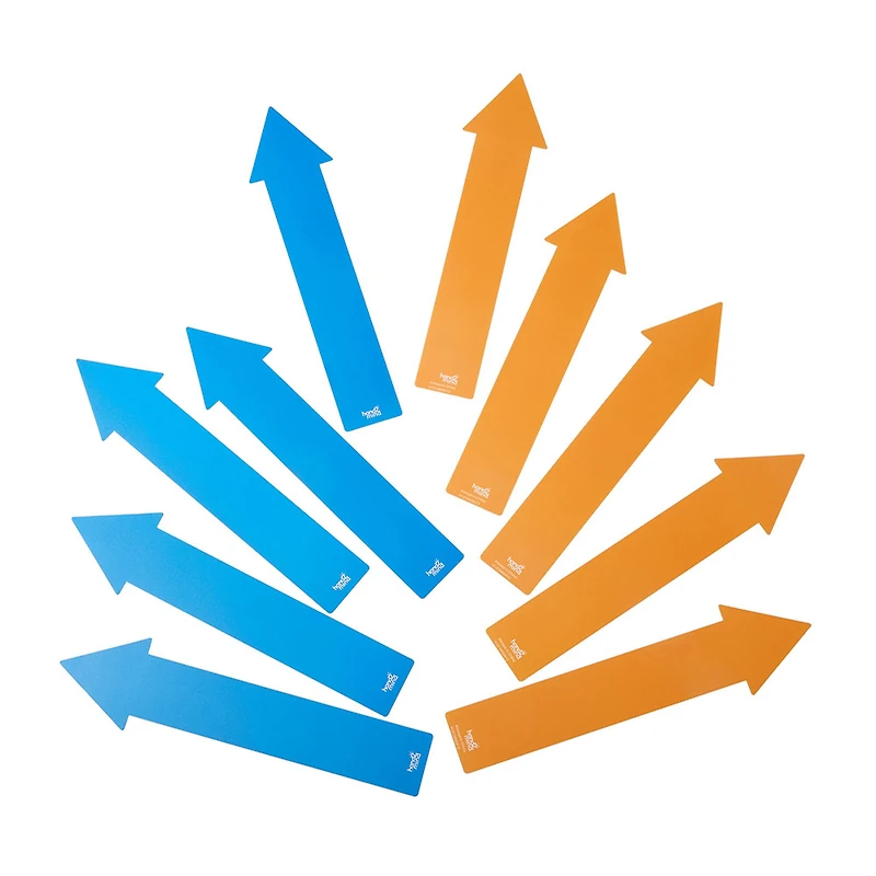 Hand2mind® Social Distance Arrows Floor Decals, 10ct.