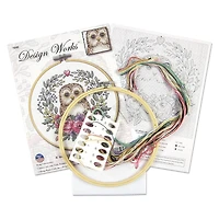 Design Works™ 8'' Round Owl Counted Cross Stitch Kit