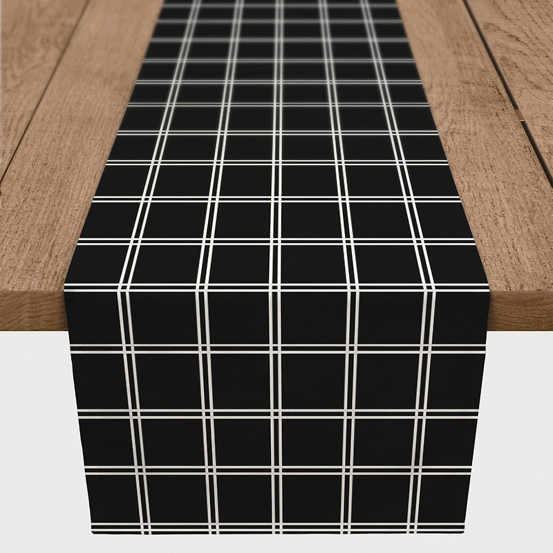 Grid Lines Indoor/Outdoor Table Runner