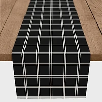 Grid Lines Indoor/Outdoor Table Runner