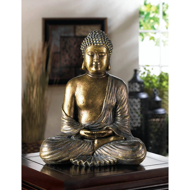 12" Sitting Buddha Statue