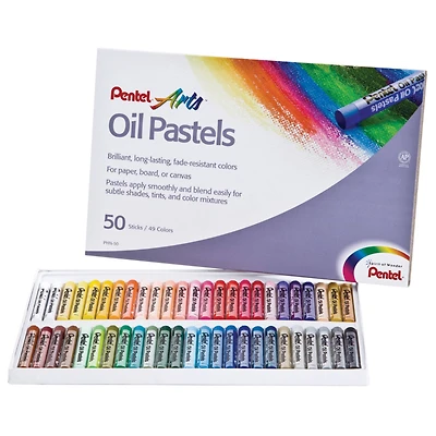 12 Packs: 50 ct. (600 total) Pentel Arts® Oil Pastels Set