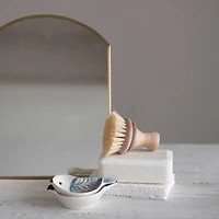 Hello Honey® 10'' Brass Finished Metal Framed Standing Mirror