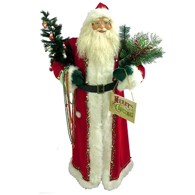 Santa's Workshop 5ft. Merry Christmas Santa Claus Figure