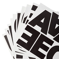 12 Packs: 72 ct. (864 total) 4" Black Block Alphabet Stickers by Recollections™