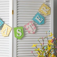 Glitzhome® 6.5ft. Wooden Happy Easter Garland
