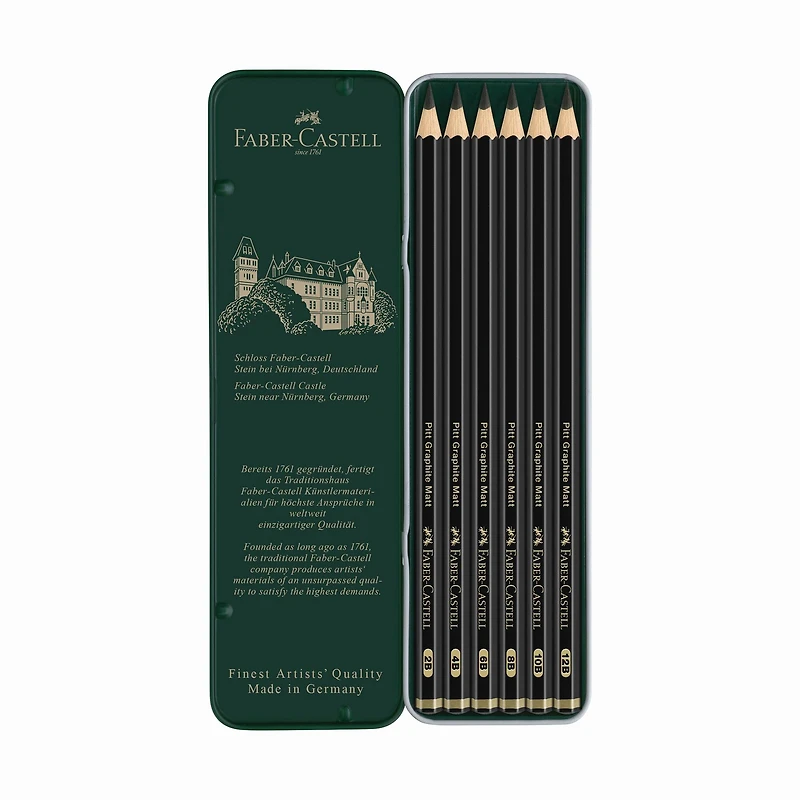 Faber-Castell® PITT® Matte Graphite Pencil Set