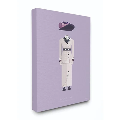 Stupell Industries Titanic Fashion Design Wall Accent