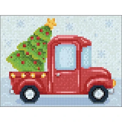Crafting Spark New Year Lorry Diamond Painting Kit