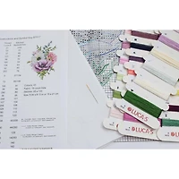 Luca-S Anemone Counted Cross Stitch Kit