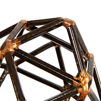 Mind Reader Geometric Sculpture Black