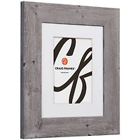 4 Pack Craig Frames American Barn Light Gray Picture Frame with Mat