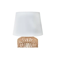 Hello Honey® 18" Drum-Shaped Rope Table Lamp