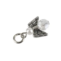 Charmalong™ Rhodium Angel Charms by Bead Landing™