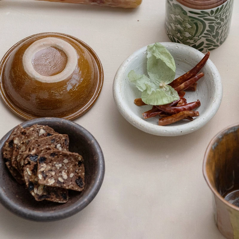 Hello Honey® 5" Earthen Hues Stoneware Bowl Set