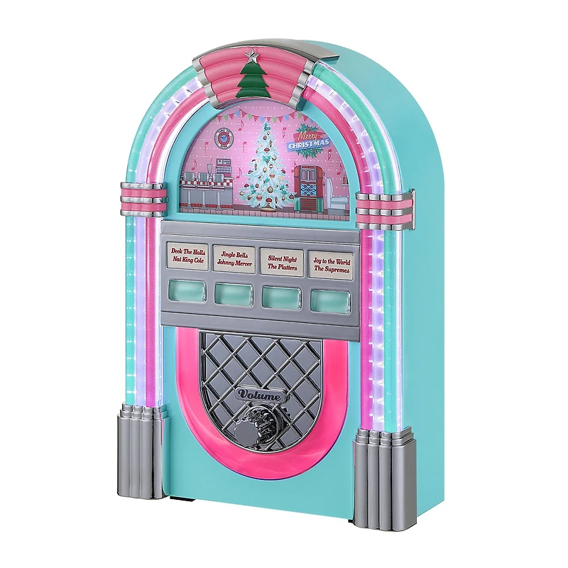 9" Teal Retro Jukebox