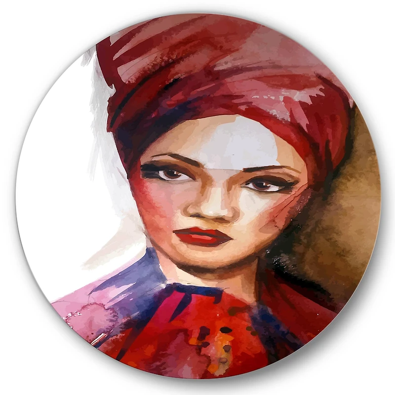 Designart - Portrait of Young Afro American Woman I