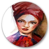 Designart - Portrait of Young Afro American Woman I